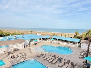 A heated pool - Summer & July 4th Savings at Beachside Colony Tybee's ONLY Oceanfront Resort 2/2 (Tybee Island)
