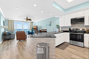 Fridge, microwave, oven, stovetop - San Carlos 703 by Liquid Life (Gulf Shores)
