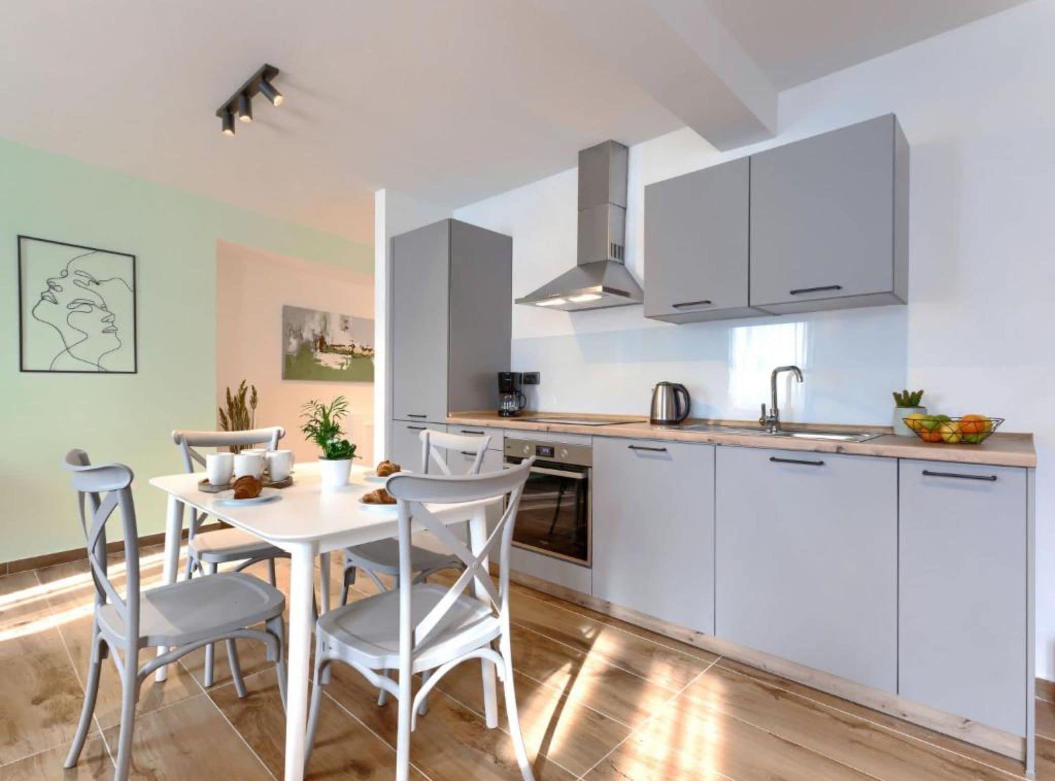 Apartment (Duplex Apartment with Sea View) | Private kitchen | Fridge