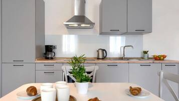Apartment (Duplex Apartment with Sea View) | Private kitchen | Fridge