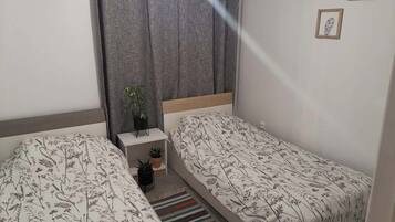 2 slaapkamers, wifi, beddengoed