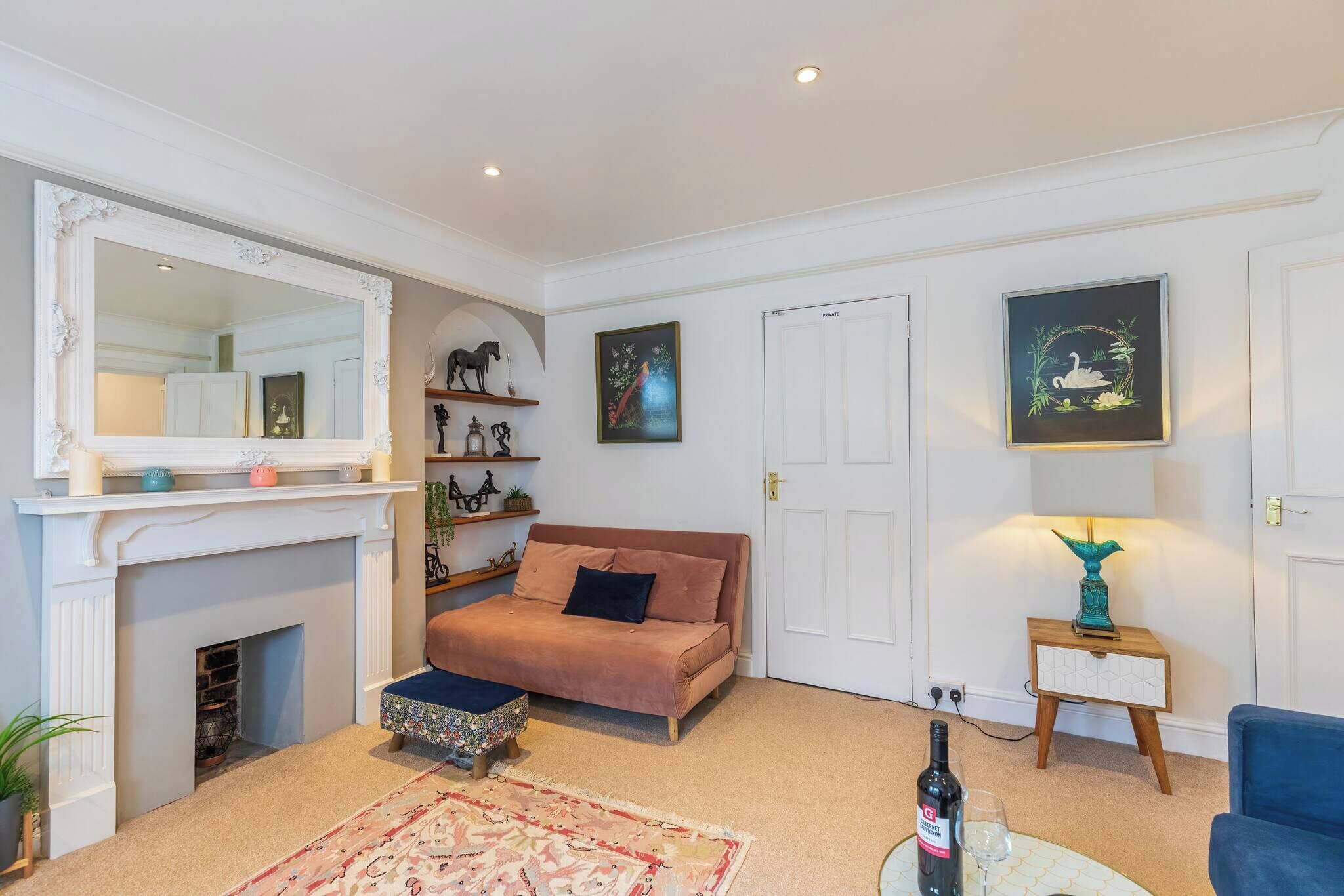 Leilighet, 1 soverom, røyk, balkong | Oppholdsrom