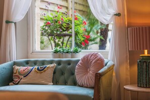 Leilighet, 1 soverom, røyk, balkong | Oppholdsområde