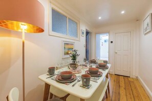 Apartment, 1 Bedroom, Smoking, Balcony | Dining room - Spacious Seafront Apartment, Garden & Free Parking (Littlehampton)