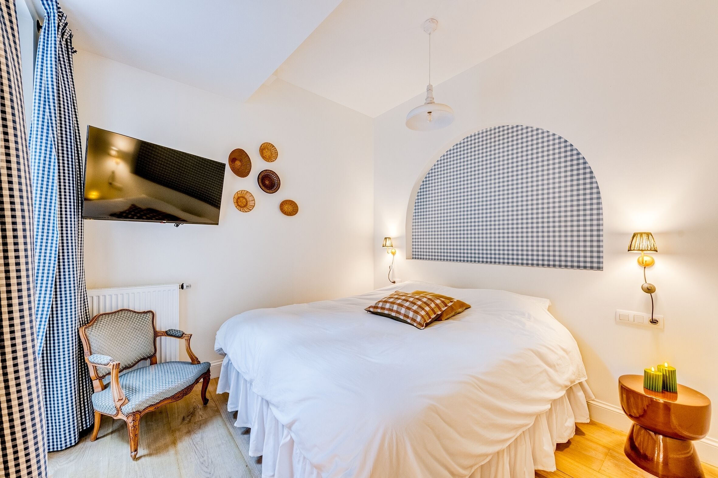 Chambre Double Deluxe, vue cour intérieure