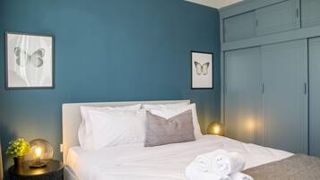 Desk, iron/ironing board, free WiFi, bed sheets