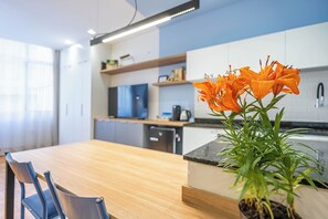 Private kitchen - Studio 200m from Copacabana Beach with Beach Kit (Rio de Janeiro)