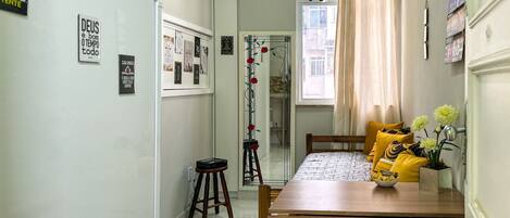Iron/ironing board, WiFi (free), bed sheets