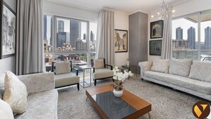 Living area - Vogue, Downtown Burj Residence near Dubai Mall Burj Khalifa (Dubai)