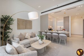 Living area - Vogue, JVC Binghatti Phantom with Private Pool (Dubai)
