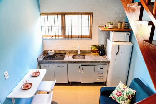 Chalé com piscina e churrasq em Caraguatatuba SP