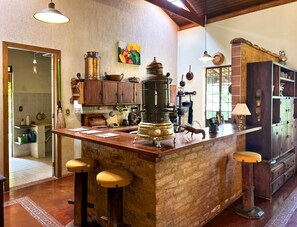 Interior - Chácara com piscina, WiFi e lazer completo - SP (Bragança Paulista)