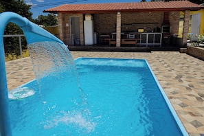 Pool - Casa bem equipada com piscina,churrasqueira e WiFi (Confins)