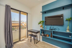Interior - Loft com smart lock e varanda no Bresser (São Paulo)