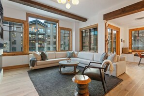 TV, fireplace - NEW! 4 Bed | 3.5 Bath | Deer Valley Ski-In/Ski-Out (Park City)