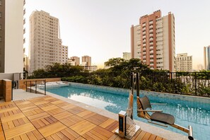 Pool - Studio c/ academia e piscina a 3 min do Allianz (São Paulo)