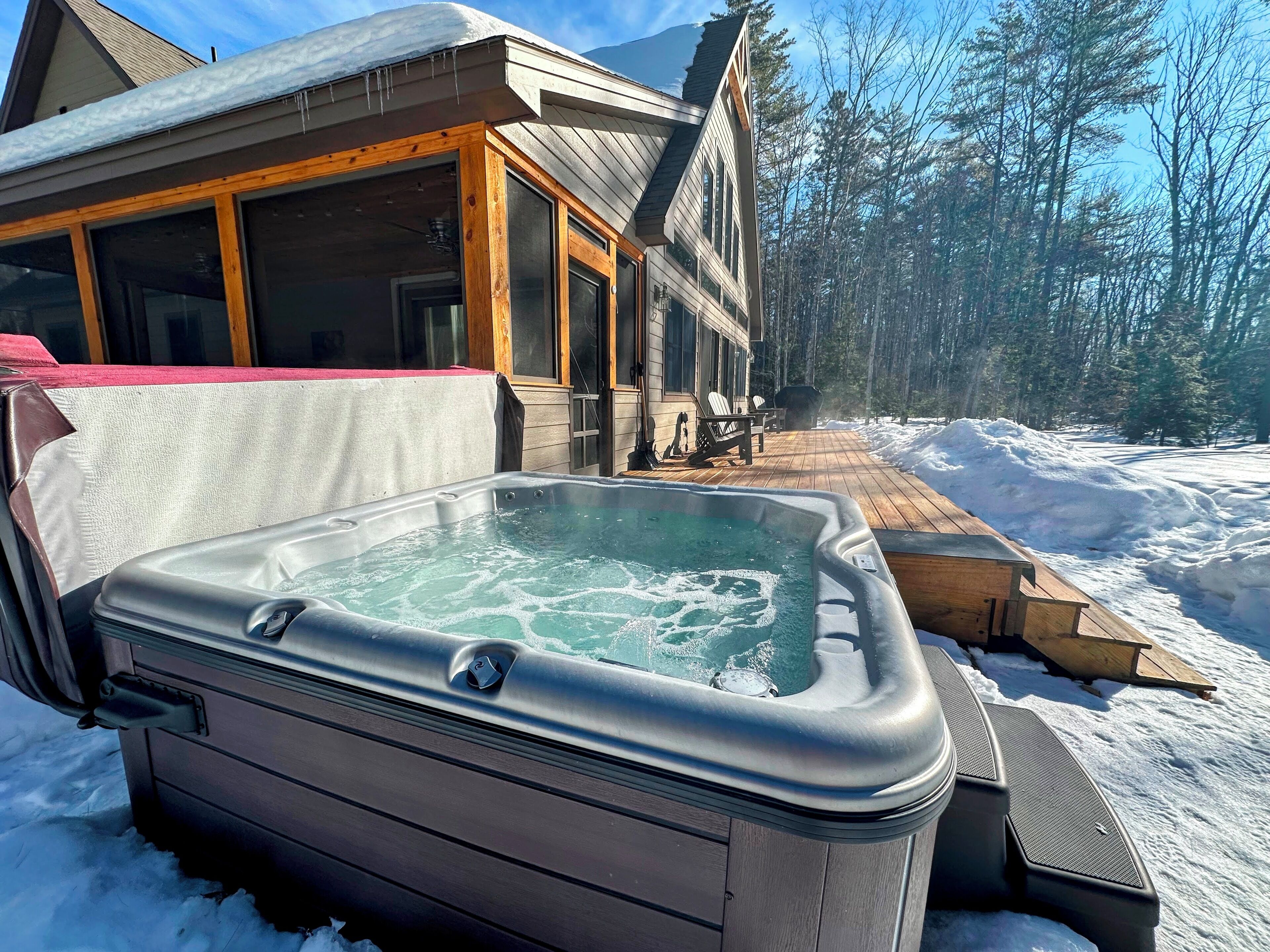 Bain à remous extérieur