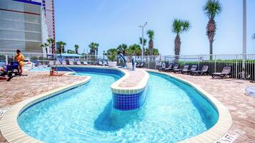 Indoor pool, outdoor pool