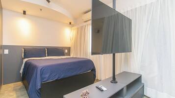 1 quarto, Wi-Fi de cortesia, roupa de cama