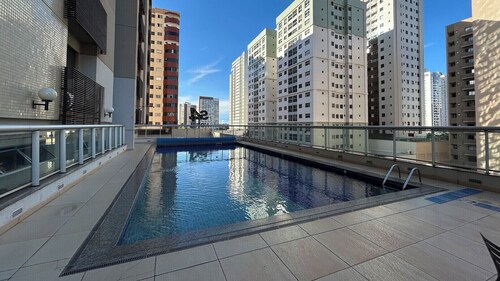 Flat com Piscina, Academia e Sauna em Águas Claras