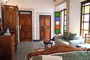 Junior Suite | Living area - Riad Saphira Fès (Fes)