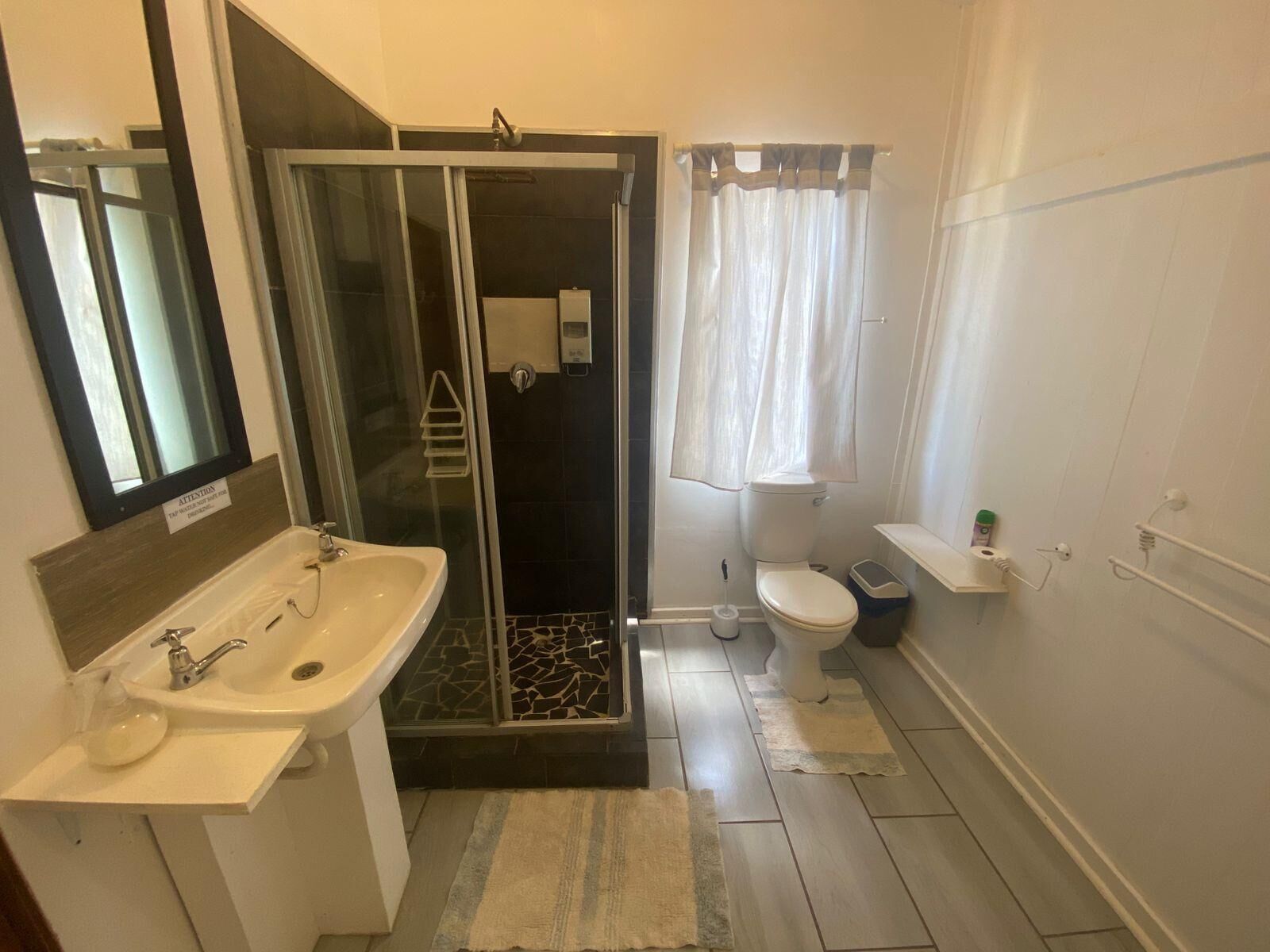 Double or Twin Room | Bathroom | Shower, towels, soap, toilet paper