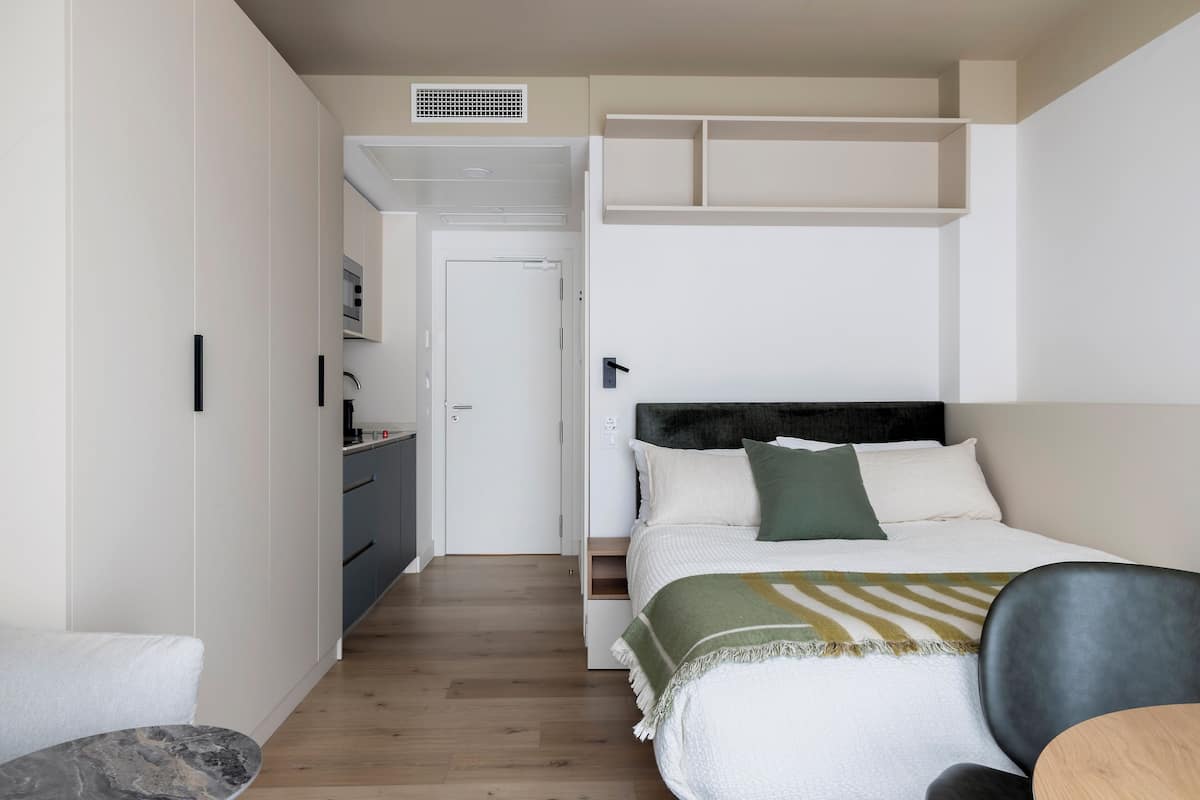 Standard-studiolejlighed | Skrivebord, gratis Wi-Fi, adgang for kørestole