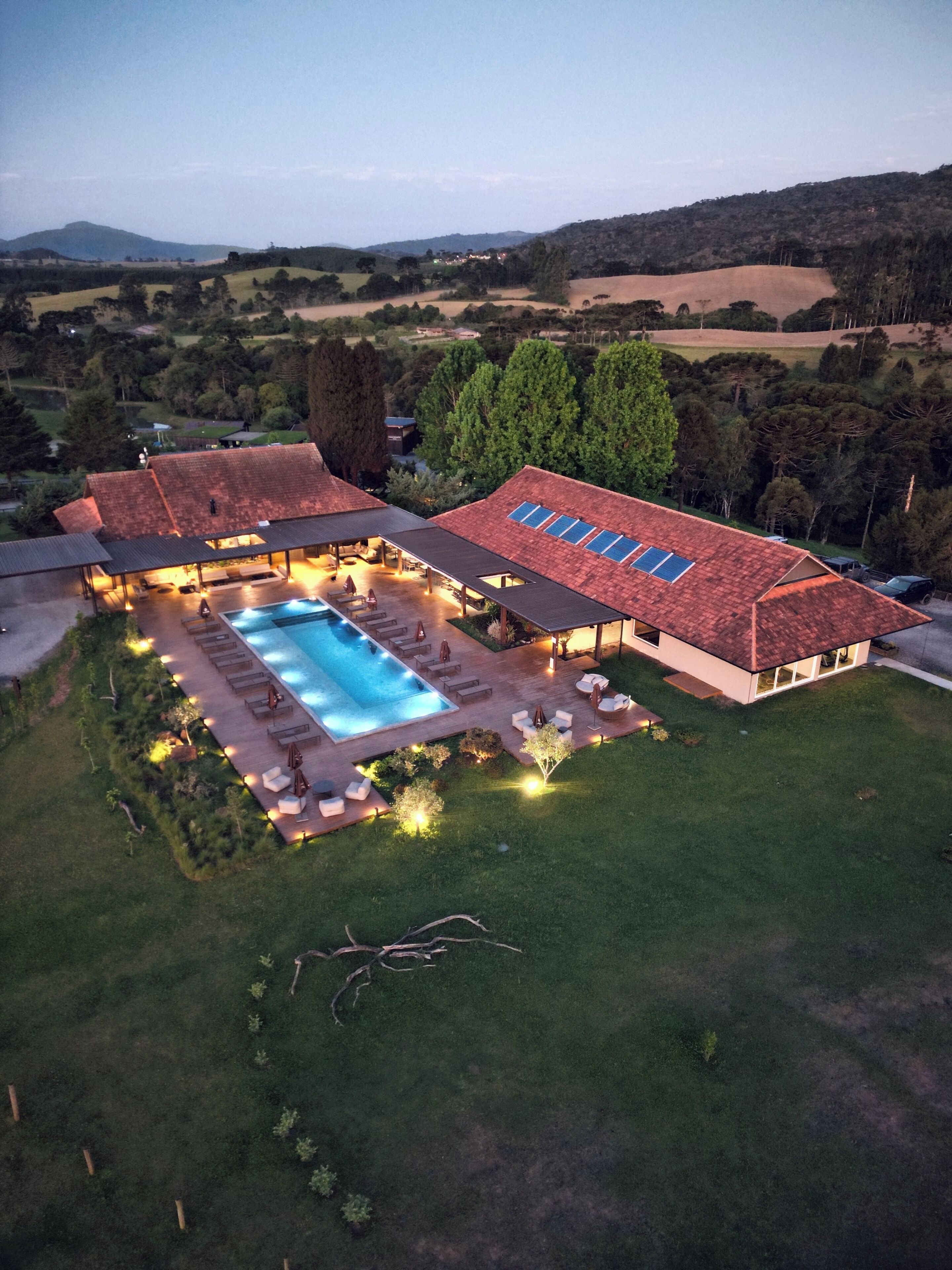 Fachada da propriedade