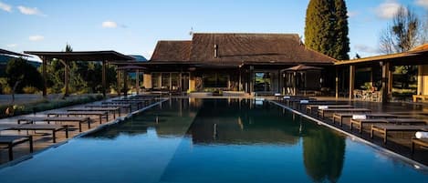 Indoor pool, outdoor pool