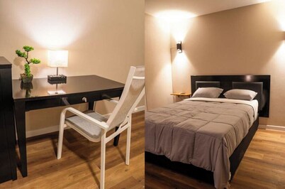 Charming studio in tranquil Claxton Bay with AC and a full en suite bathroom