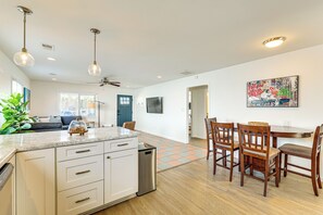 House (2 Bedrooms) | Interior - Steps to Boardwalk: Coastal Home in Carolina Beach (Carolina Beach)