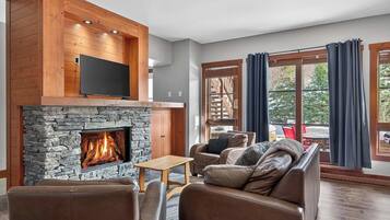 Familie appartement, uitzicht op bergen | Woonruimte