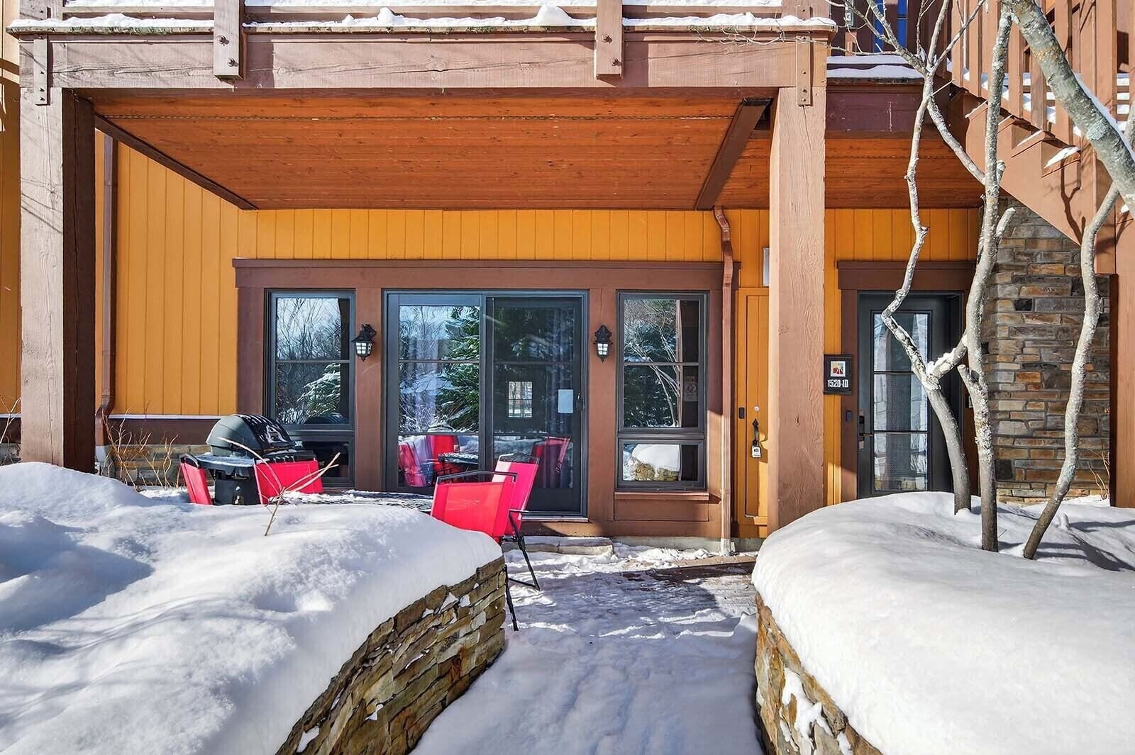 Familie appartement, uitzicht op bergen | Terras