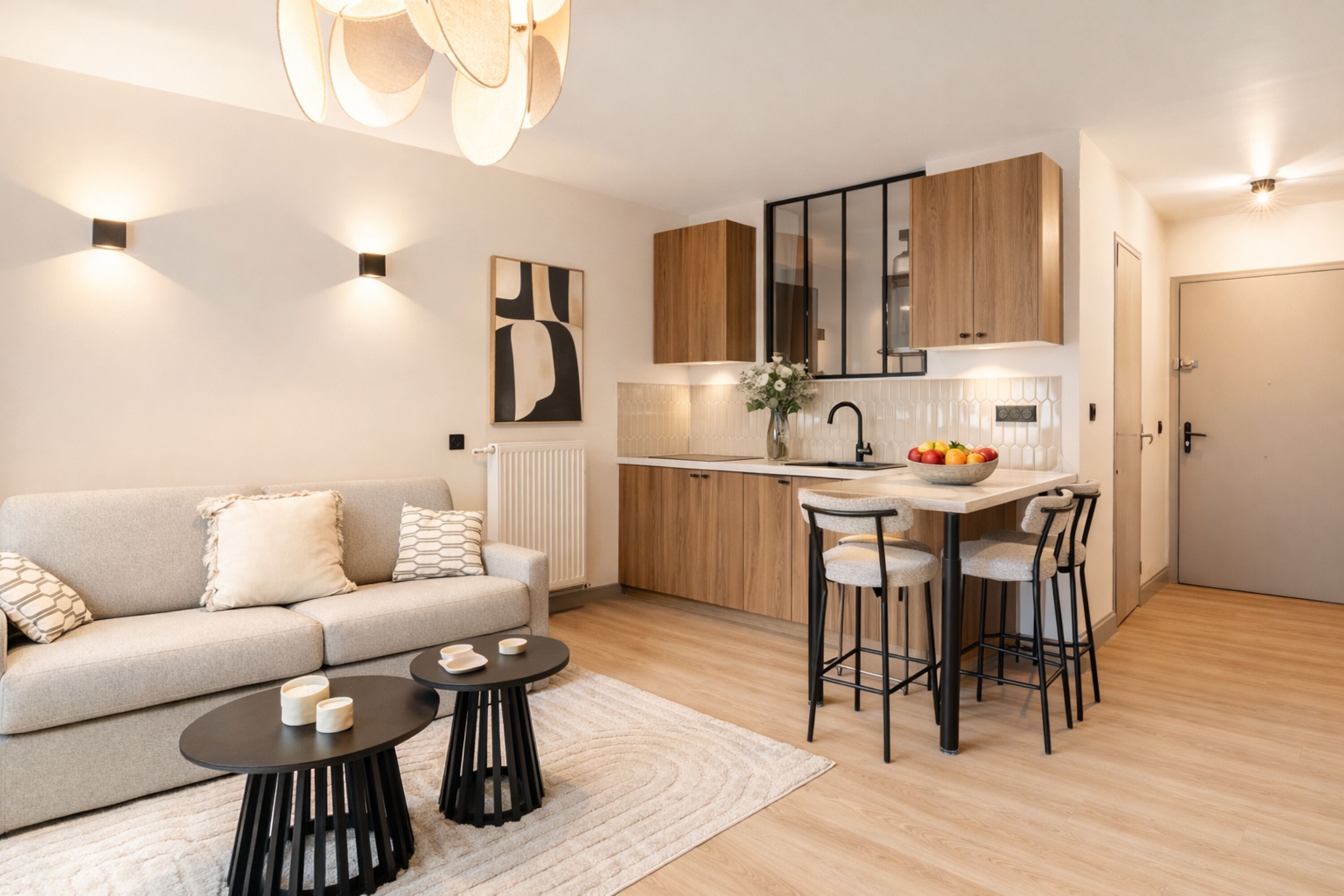 Apartament, vistes a la ciutat | Sala d'estar