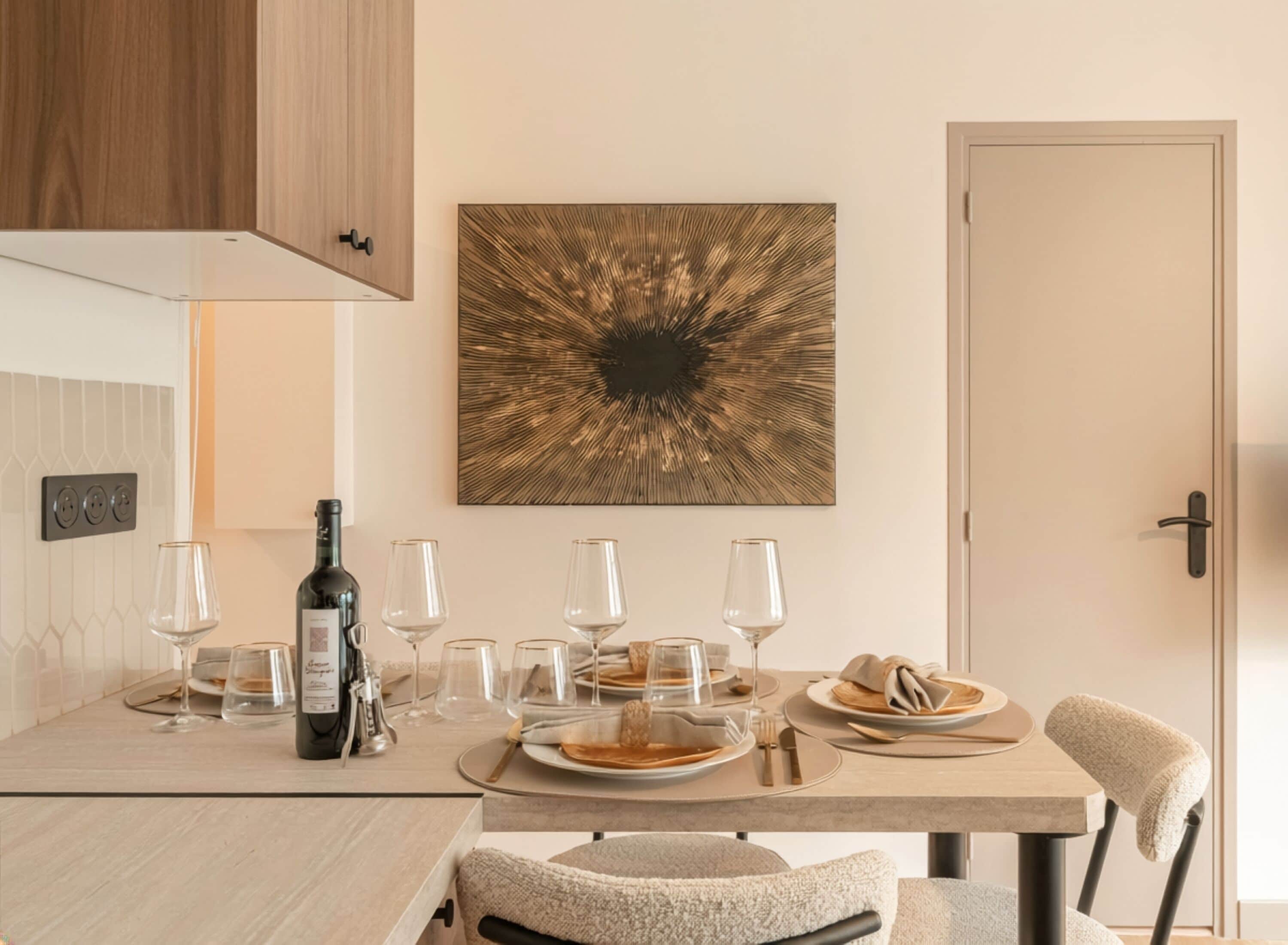 Appartement, vue sur la ville | Aire de séjour