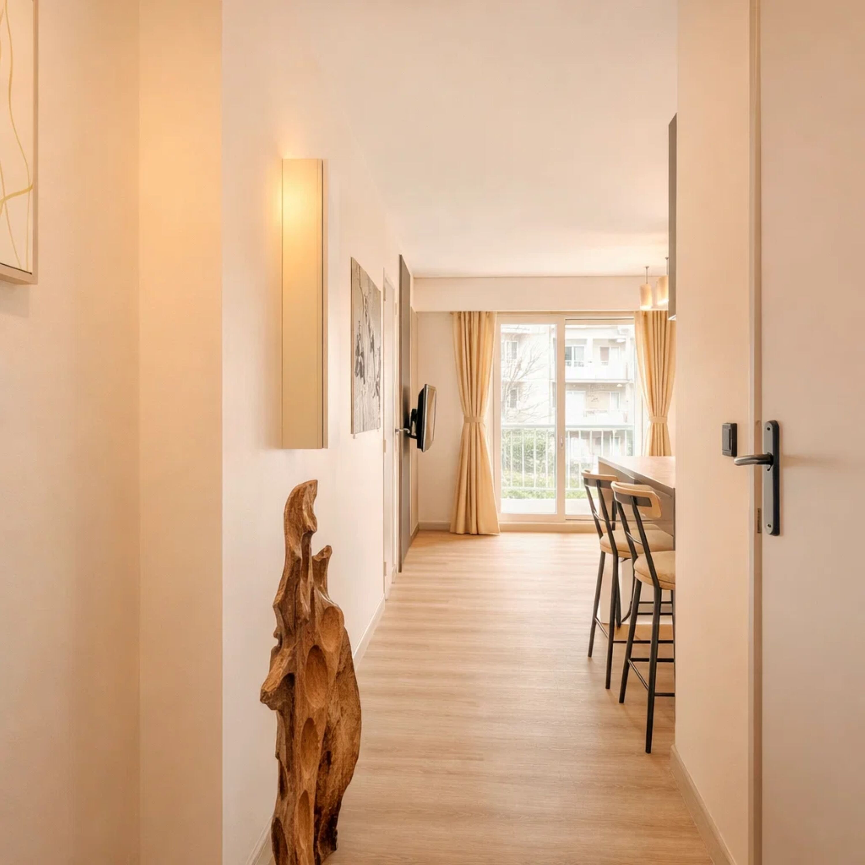Appartement, uitzicht op de stad | Woonruimte
