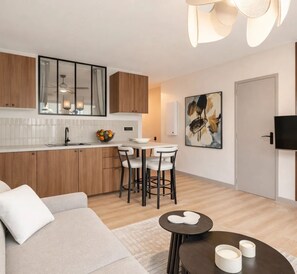 Apartment, City View | Living area - 1527 Bargue (Paris)