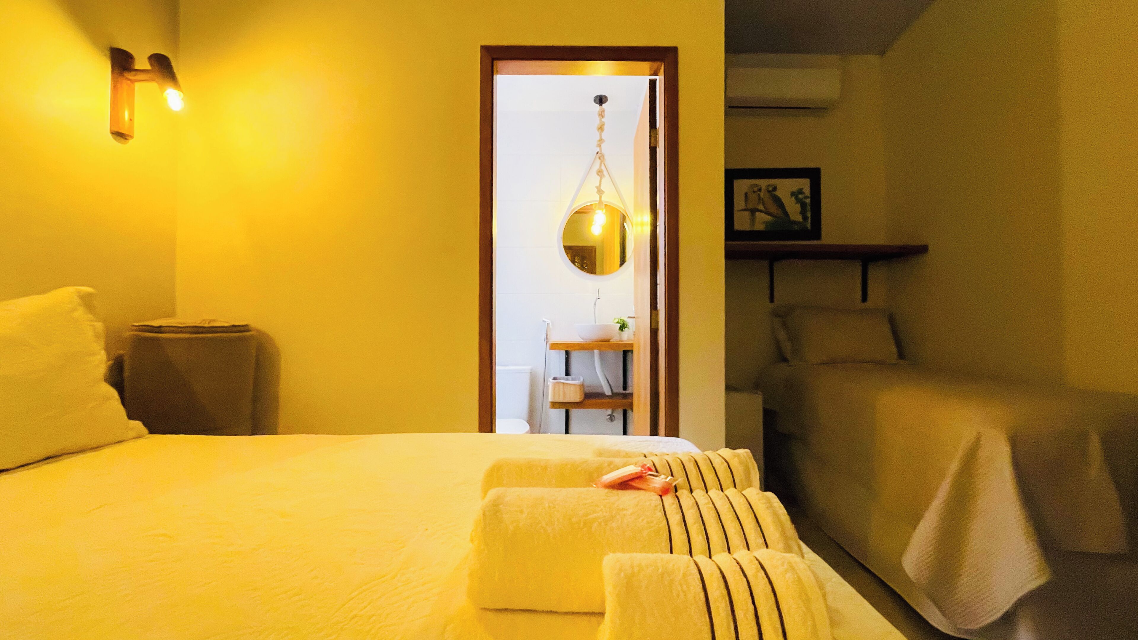 Kamar Triple Comfort, beranda, pemandangan halaman | Wi-Fi gratis