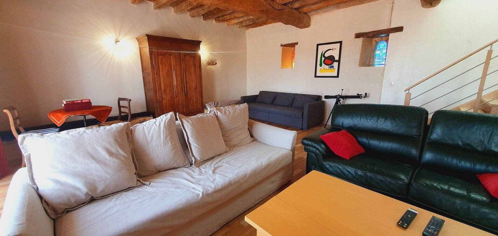 Televisie en een tafeltennistafel