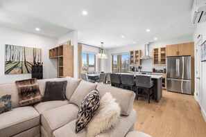 TV, fireplace, offices - Family Ski-In/Ski-Out at South Face Village (Ludlow)