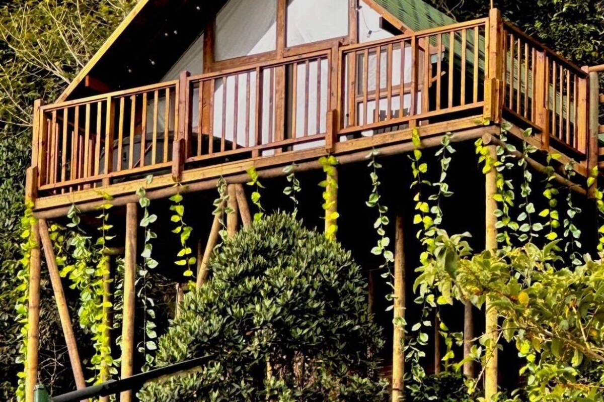 Luxury Cabin, Balcony, Mountain View | Front of property