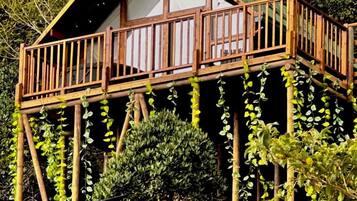 Luksushytte, balkong, fjellutsikt | Fasade