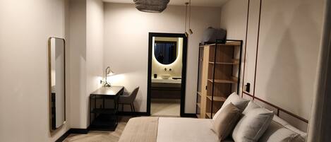 1 bedroom, iron/ironing board, travel crib, WiFi (free)