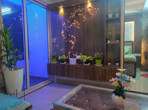 1BHK Private apartment with cozy living room in Jaipur
