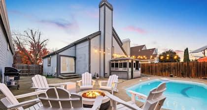 4BD Pool Jacuzzi + Arcade Air Hockey - Napa Vibe