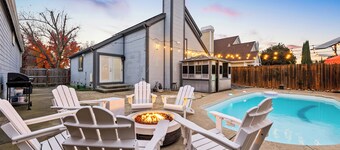 4BD Pool Jacuzzi + Arcade Air Hockey - Napa Vibe
