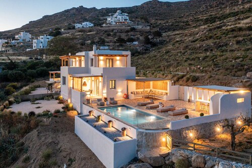 Eartha Horizon 3BR Villa Naxos - Private Pool Sunset View