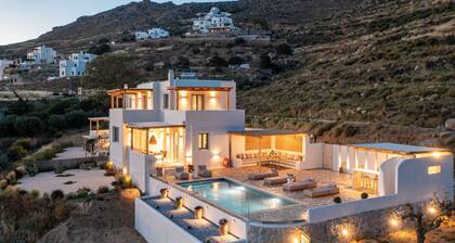 Eartha Horizon 3BR Villa Naxos - Private Pool Sunset View