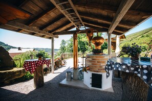 Outdoor dining - Baßler Weinberg Apartment (Kappelrodeck)