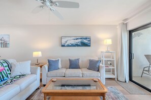 Condo, 1 King Bed (Carlos Pointe #515 - The Pelican Pad) | Living area - Carlos Pointe #515 - The Pelican Pad (Fort Myers Beach)